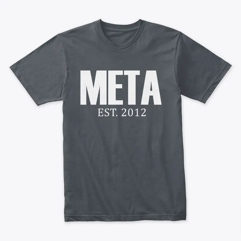 META Premium Colors Stock Ticker Tee