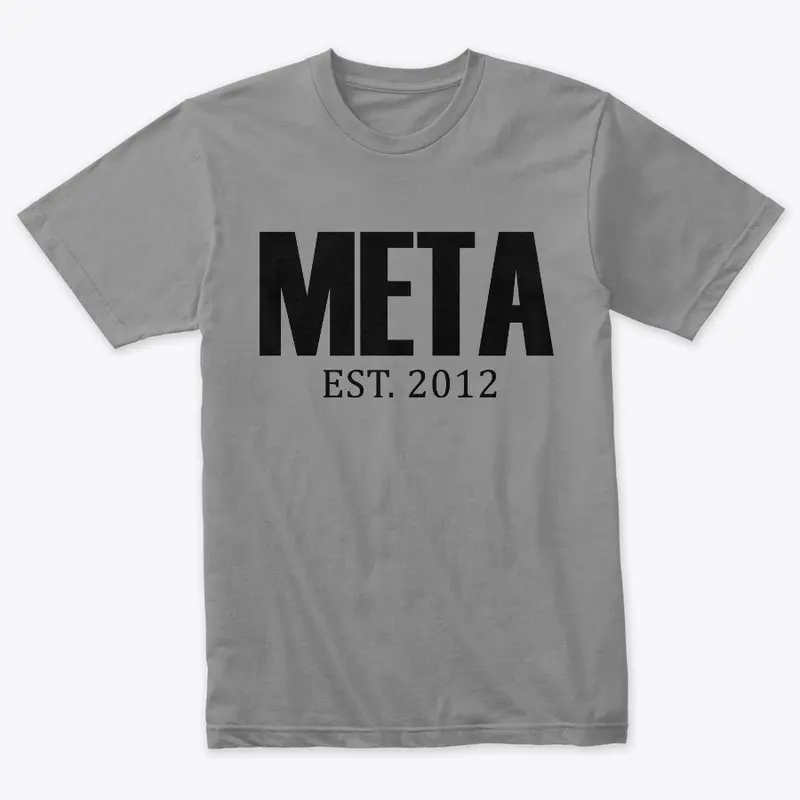 Triblend META Stock Ticker Shirt